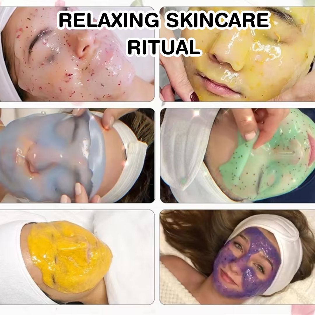 Rose Petals Algae Peel Off Jelly Facial Mask