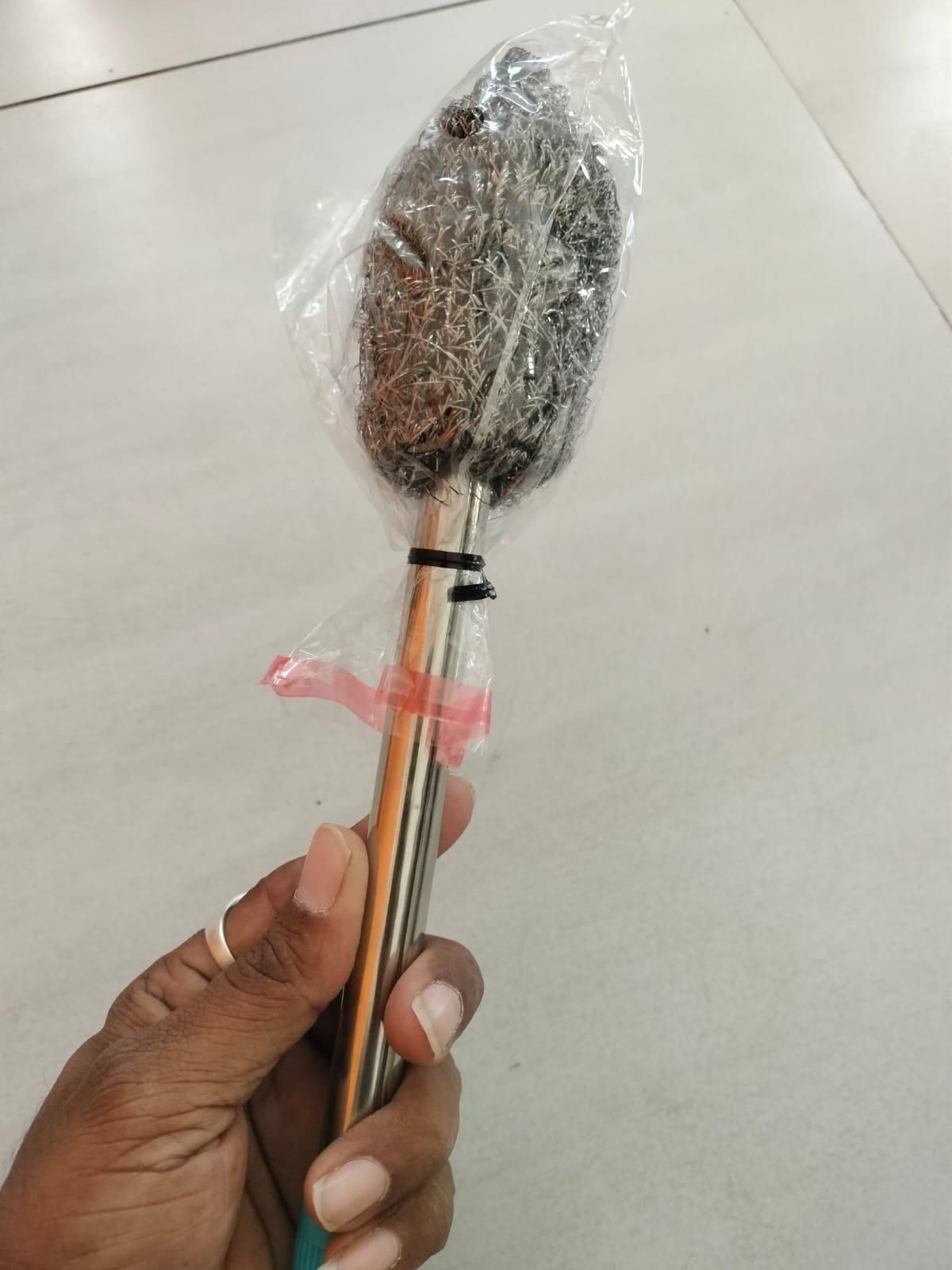 Bottle Jar Toilet Cleaner Brush Scrubber Combo