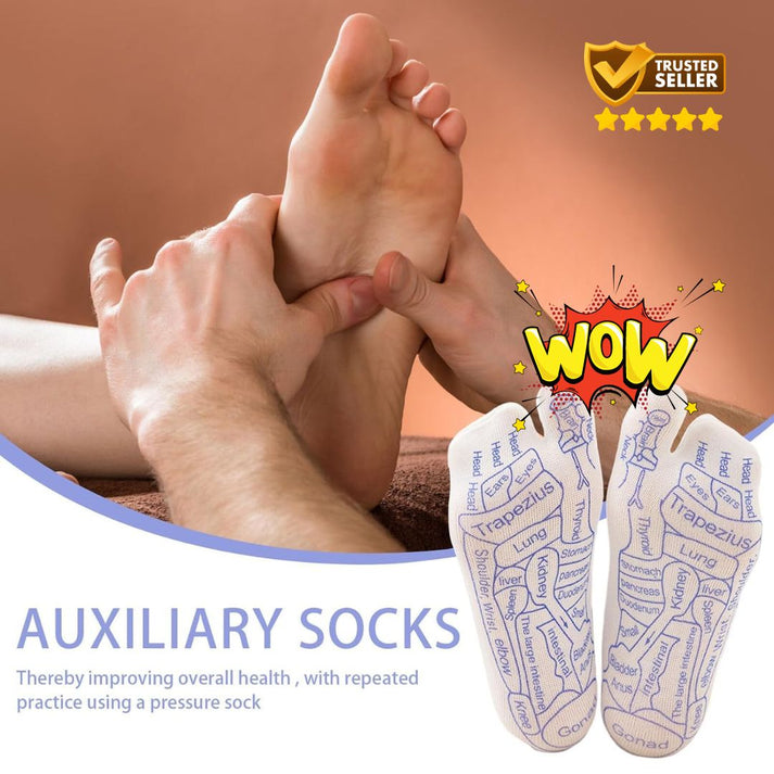 Intelligent Reflexology Socks (Free Acupressure Device)