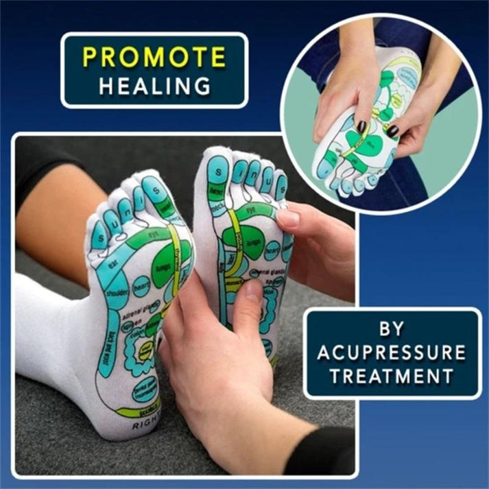 Intelligent Reflexology Socks (Free Acupressure Device)