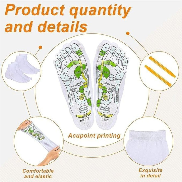 Intelligent Reflexology Socks (Free Acupressure Device)