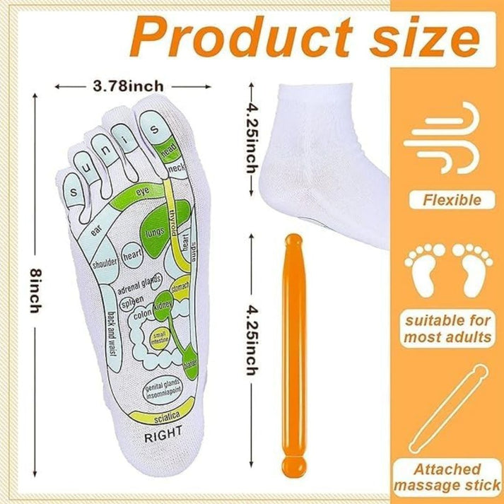 Intelligent Reflexology Socks (Free Acupressure Device)