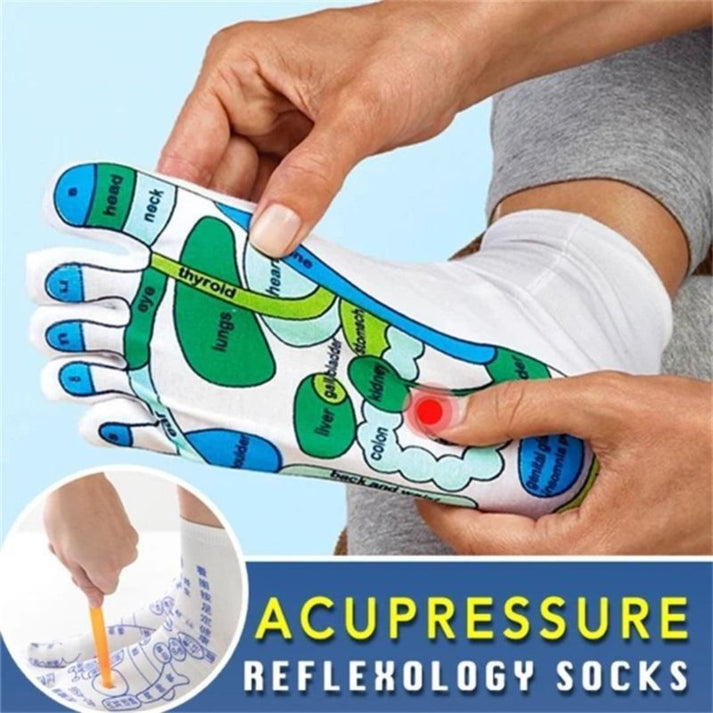 Intelligent Reflexology Socks (Free Acupressure Device)