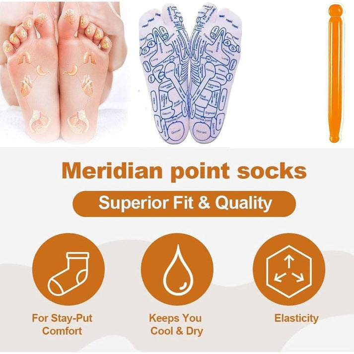 Intelligent Reflexology Socks (Free Acupressure Device)